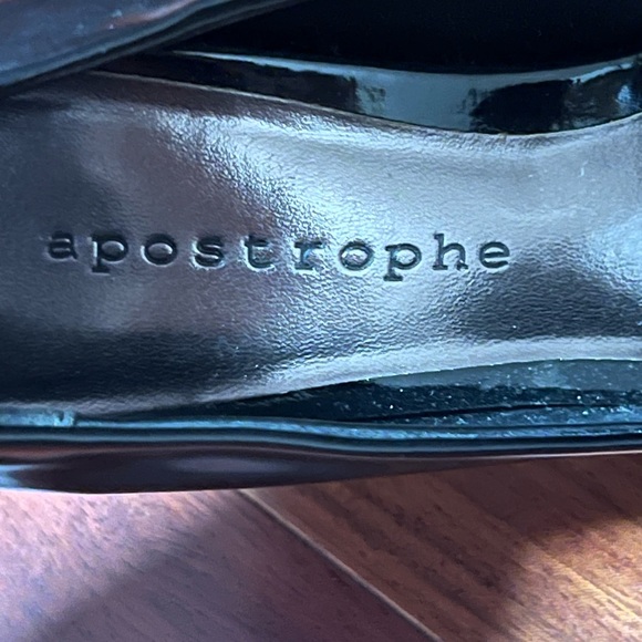 Black open toe heels stiletto - Picture 3 of 6